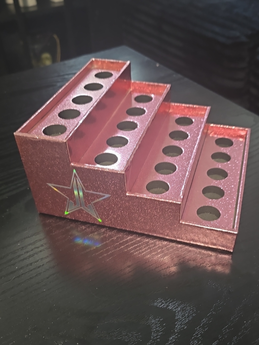 Jeffree Star Sparkling Rose Pink Lipstick Display Stand